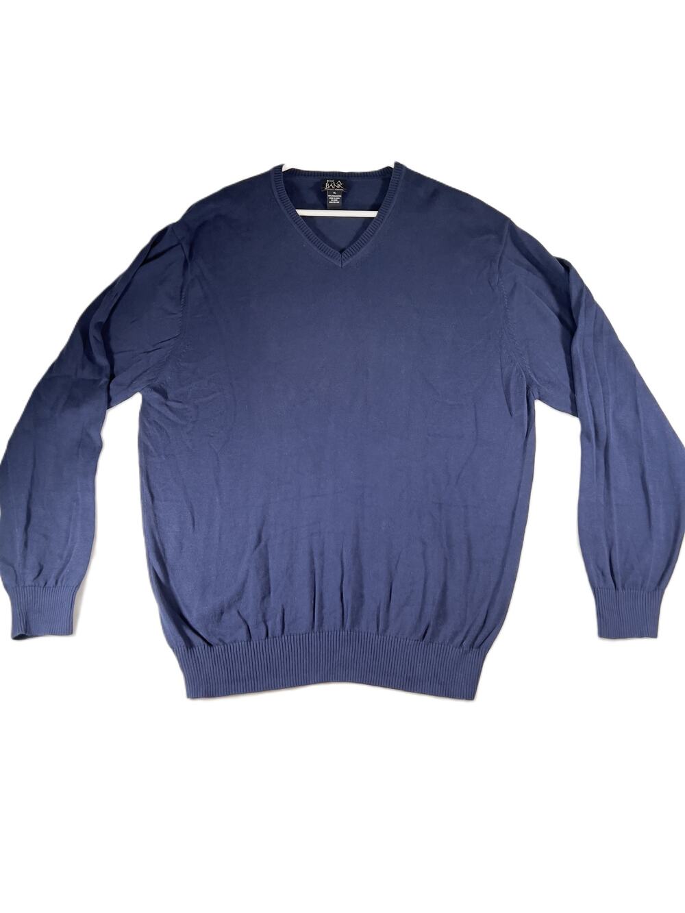 Jos. A. Bank V Neck Sweater Men XL 100 Pima Cotton Signature Collection Pullover